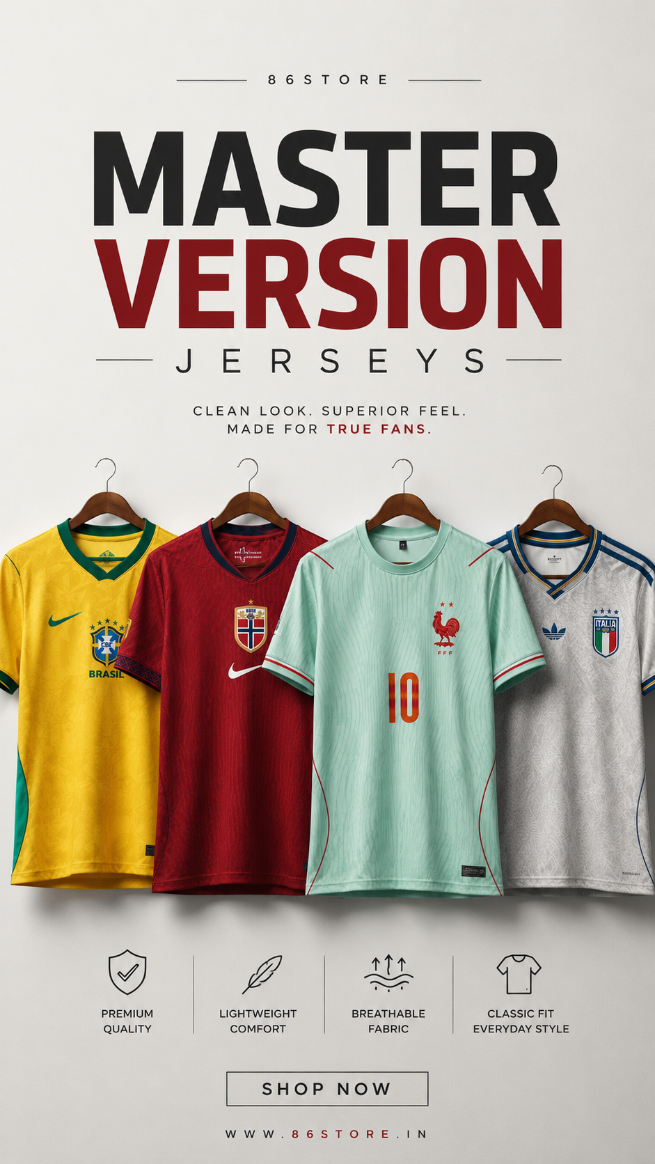 Master Version Jerseys