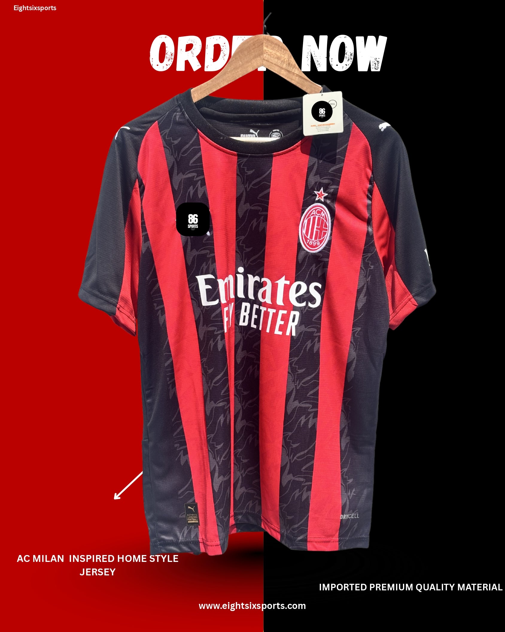 𝐈𝐦𝐩𝐨𝐫𝐭𝐞𝐝  𝐏𝐫𝐞𝐦𝐢𝐮𝐦 𝐄𝐝𝐢𝐭𝐢𝐨𝐧 -   AC MILAN 𝟐𝟎𝟐𝟓/𝟐𝟔 𝐇𝐎𝐌𝐄 𝐊𝐈𝐓