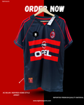 𝐈𝐦𝐩𝐨𝐫𝐭𝐞𝐝 𝐏𝐫𝐞𝐦𝐢𝐮𝐦 𝐄𝐝𝐢𝐭𝐢𝐨𝐧 -AC MILAN RETRO  𝐖𝐢𝐭𝐡 𝐒𝐡𝐨𝐫𝐭𝐬