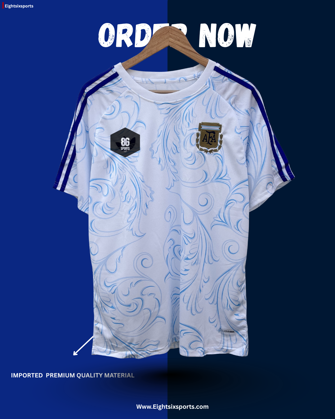 𝐈𝐦𝐩𝐨𝐫𝐭𝐞𝐝  𝐏𝐫𝐞𝐦𝐢𝐮𝐦 𝐌𝐚𝐬𝐭𝐞𝐫 𝐄𝐝𝐢𝐭𝐢𝐨𝐧 - ARGENTINA AWAY KIT WITH SHORTS 2026