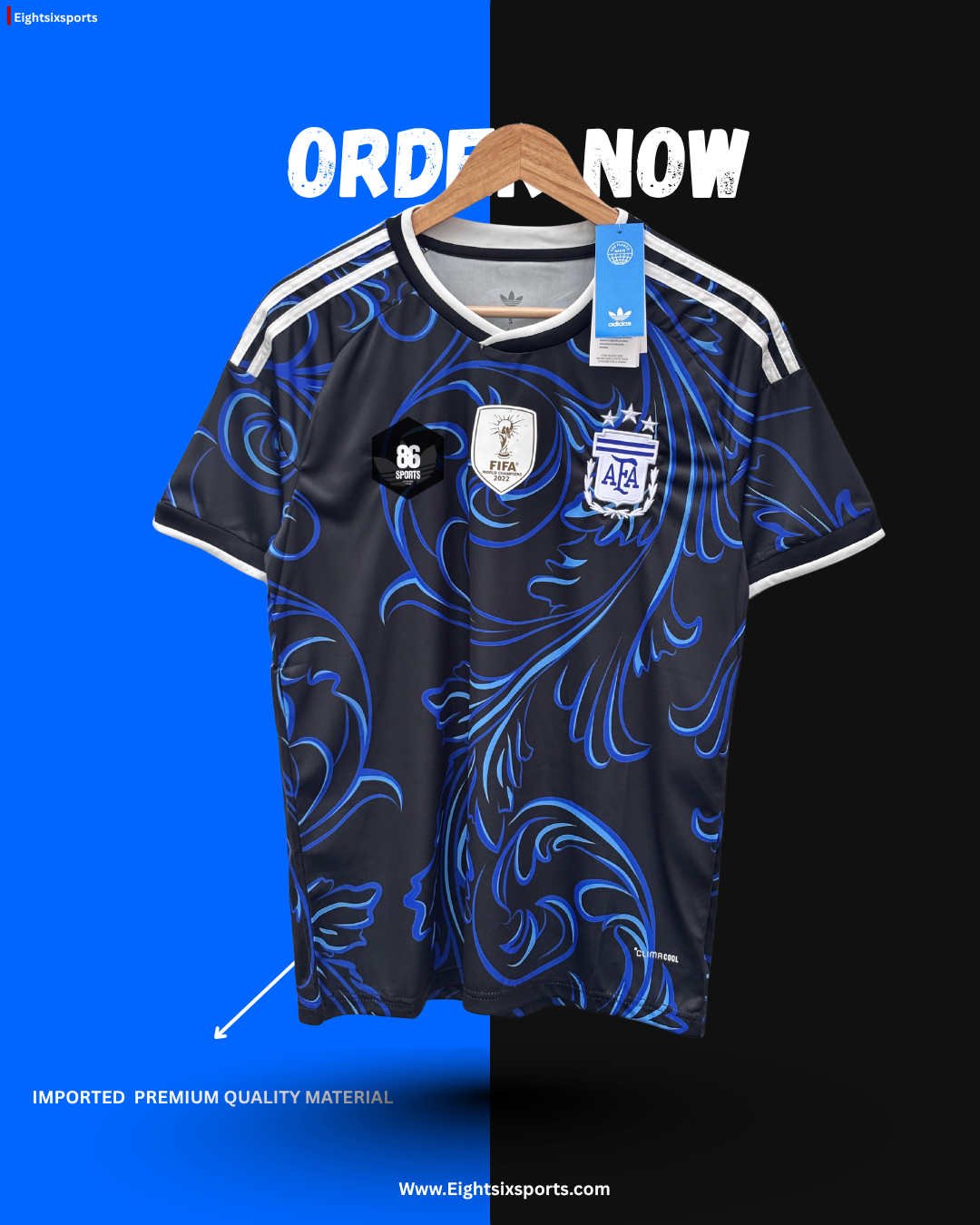 𝐈𝐦𝐩𝐨𝐫𝐭𝐞𝐝  𝐏𝐫𝐞𝐦𝐢𝐮𝐦 𝐄𝐝𝐢𝐭𝐢𝐨𝐧 -   ARGENTINA INTERNATIONAL AWAY   𝟐𝟎𝟐𝟓/𝟐𝟔