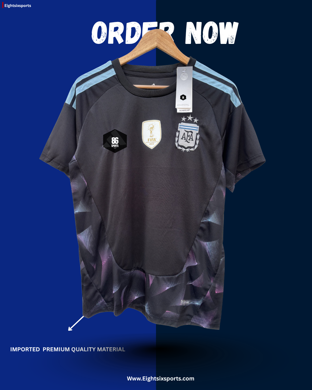 𝐈𝐦𝐩𝐨𝐫𝐭𝐞𝐝  𝐏𝐫𝐞𝐦𝐢𝐮𝐦 𝐌𝐚𝐬𝐭𝐞𝐫 𝐄𝐝𝐢𝐭𝐢𝐨𝐧 - ARGENTINA GK KIT WITH SHORTS 2026