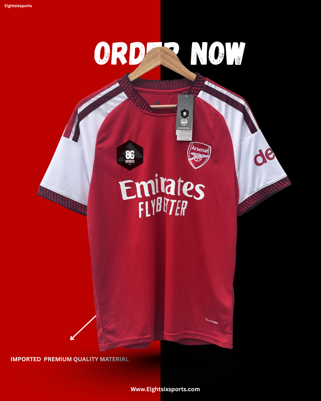 𝐈𝐦𝐩𝐨𝐫𝐭𝐞𝐝  𝐏𝐫𝐞𝐦𝐢𝐮𝐦 𝐄𝐝𝐢𝐭𝐢𝐨𝐧 -   ARSENAL NEW SEASON HOME KIT  𝟐𝟎𝟐6/𝟐7