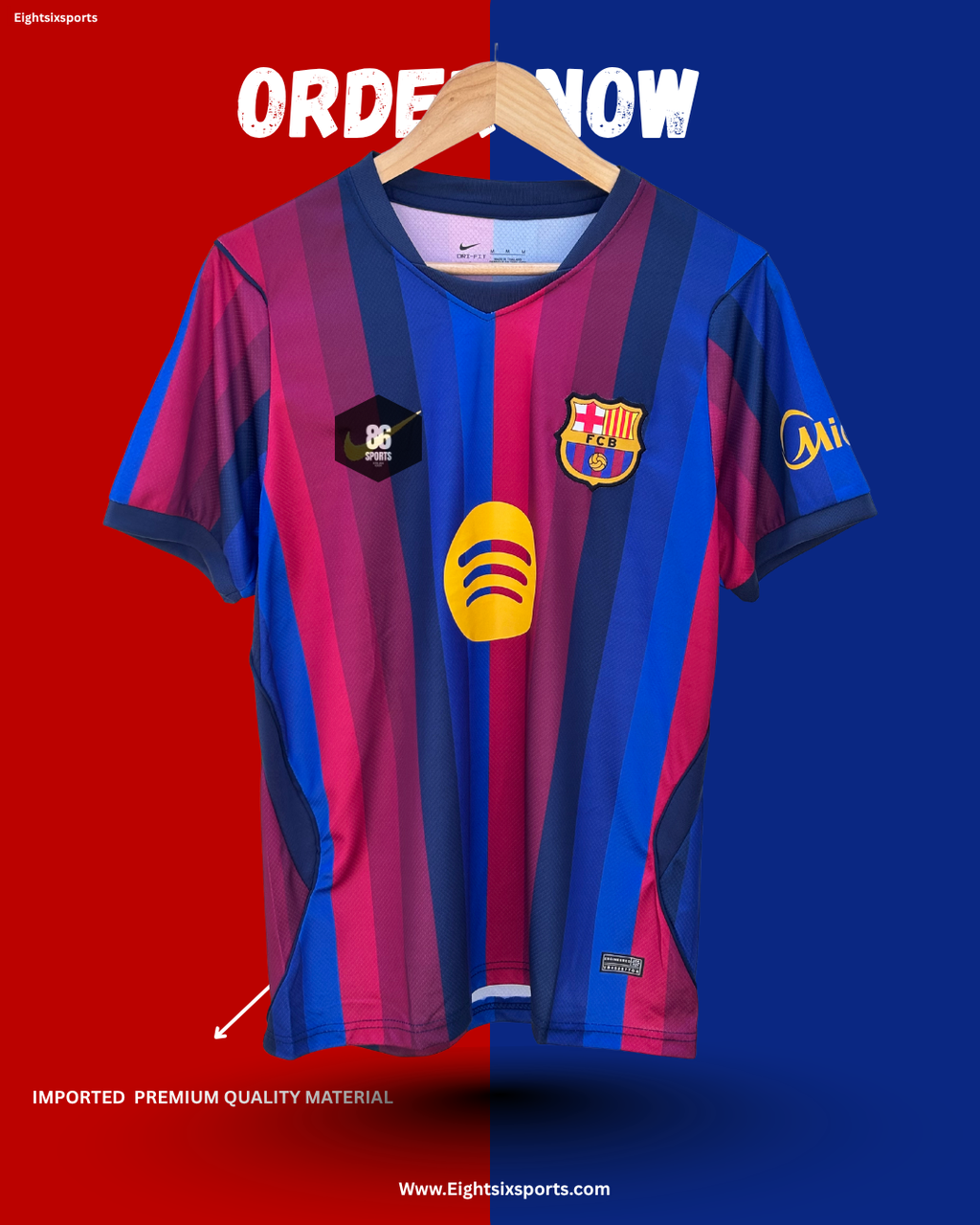 𝐈𝐦𝐩𝐨𝐫𝐭𝐞𝐝  𝐏𝐫𝐞𝐦𝐢𝐮𝐦 𝐄𝐝𝐢𝐭𝐢𝐨𝐧 -  BARCELOAN NEW SEASON KIT WITH SHORTS 2026