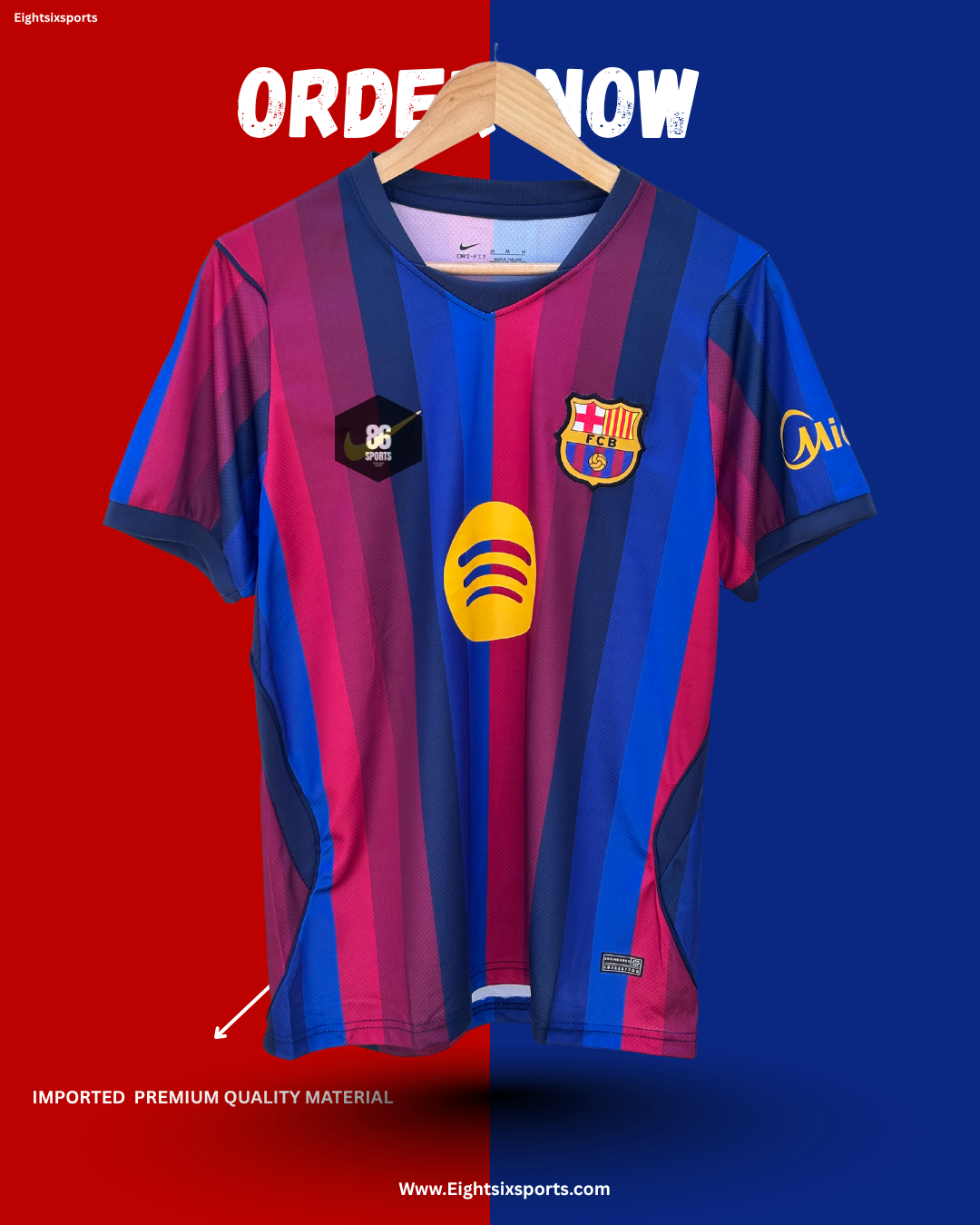 𝐈𝐦𝐩𝐨𝐫𝐭𝐞𝐝  𝐏𝐫𝐞𝐦𝐢𝐮𝐦 𝐄𝐝𝐢𝐭𝐢𝐨𝐧 -  BARCELOAN NEW SEASON KIT WITH SHORTS 2026