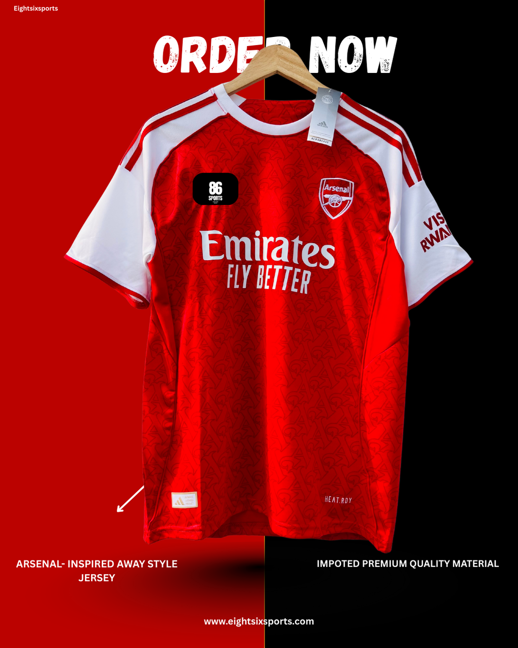 𝐈𝐦𝐩𝐨𝐫𝐭𝐞𝐝  𝐏𝐫𝐞𝐦𝐢𝐮𝐦 𝐄𝐝𝐢𝐭𝐢𝐨𝐧 - ARSENAL 𝟐𝟎𝟐𝟓/𝟐𝟔 𝐇𝐎𝐌𝐄 𝐊𝐈𝐓