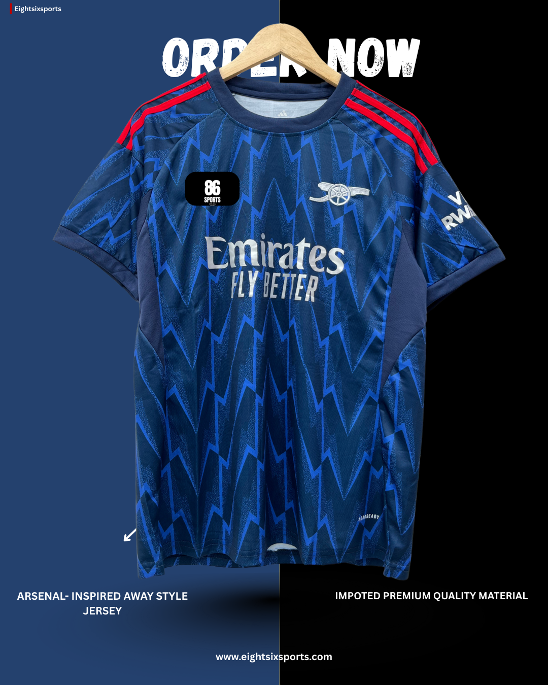 𝐈𝐦𝐩𝐨𝐫𝐭𝐞𝐝  𝐏𝐫𝐞𝐦𝐢𝐮𝐦 𝐄𝐝𝐢𝐭𝐢𝐨𝐧 - ARSENAL 𝟐𝟎𝟐𝟓/𝟐𝟔 𝐀𝐖𝐀𝐘 𝐊𝐈𝐓