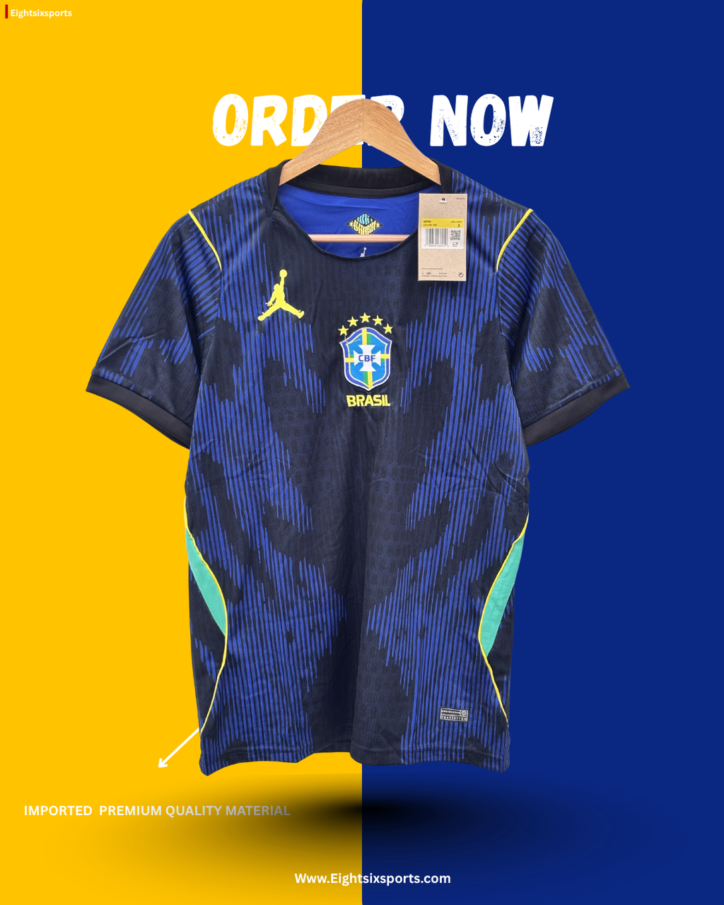 𝐈𝐦𝐩𝐨𝐫𝐭𝐞𝐝  𝐏𝐫𝐞𝐦𝐢𝐮𝐦 𝐄𝐝𝐢𝐭𝐢𝐨𝐧 -   BRAZIL INTERNATIONAL AWAY   𝟐𝟎𝟐𝟓/𝟐𝟔