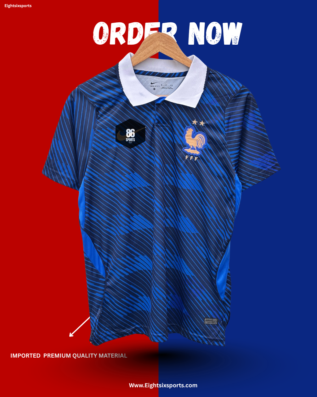 𝐈𝐦𝐩𝐨𝐫𝐭𝐞𝐝  𝐏𝐫𝐞𝐦𝐢𝐮𝐦 𝐄𝐝𝐢𝐭𝐢𝐨𝐧 -   FRANCE INTERNATION HOME KIT WITH SHORTS 𝟐𝟎𝟐6