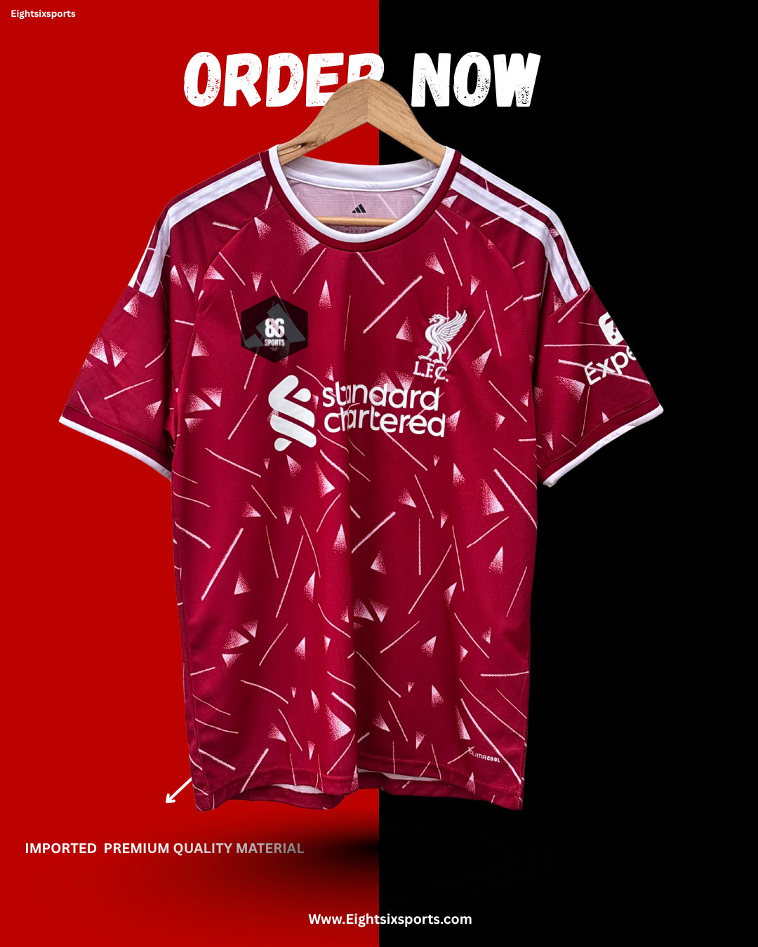 𝐈𝐦𝐩𝐨𝐫𝐭𝐞𝐝  𝐏𝐫𝐞𝐦𝐢𝐮𝐦 𝐌𝐚𝐬𝐭𝐞𝐫 𝐄𝐝𝐢𝐭𝐢𝐨𝐧 - LIVERPOOL NEW SEASON HOME KIT  2026-27