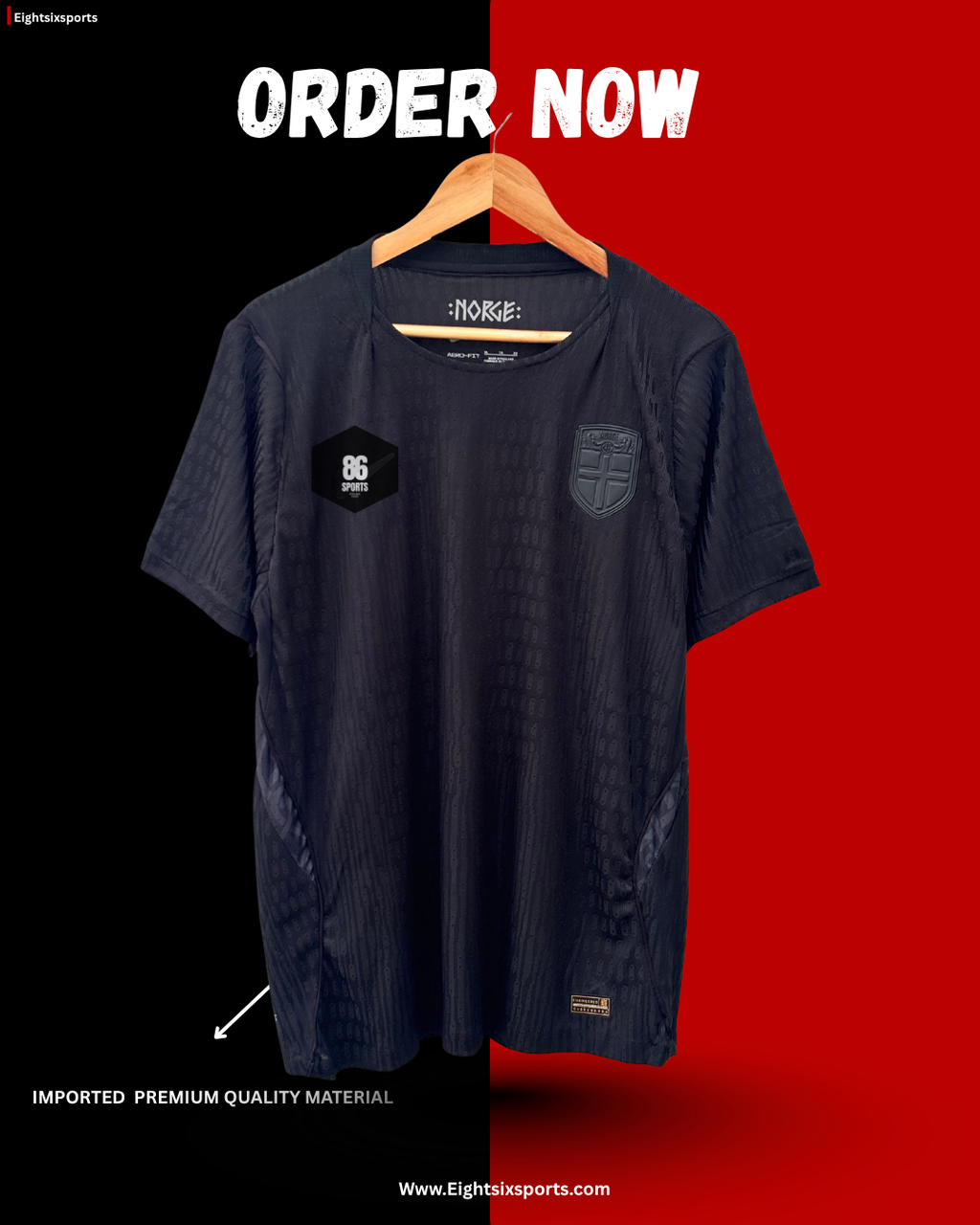 𝐈𝐦𝐩𝐨𝐫𝐭𝐞𝐝 𝐏𝐥𝐚𝐲𝐞𝐫 𝐕𝐞𝐫𝐬𝐢𝐨𝐧 - NORWAY PLAYER VERSION AWAY KIT