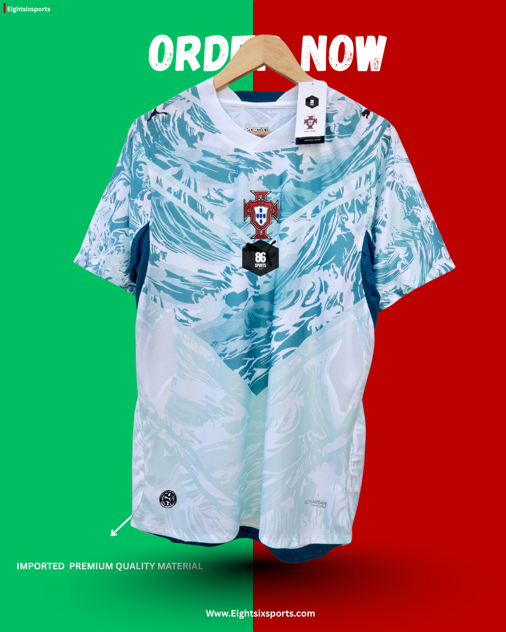 𝐈𝐦𝐩𝐨𝐫𝐭𝐞𝐝 𝐏𝐥𝐚𝐲𝐞𝐫 𝐕𝐞𝐫𝐬𝐢𝐨𝐧 - PORTUGAL AWAY 2026 PLAYER VERSION