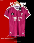 𝐈𝐦𝐩𝐨𝐫𝐭𝐞𝐝 𝐏𝐥𝐚𝐲𝐞𝐫 𝐕𝐞𝐫𝐬𝐢𝐨𝐧
𝐄𝐝𝐢𝐭𝐢𝐨𝐧 -  REAL MADRID  NEW SEASON AWAY KIT PINK 2026-27